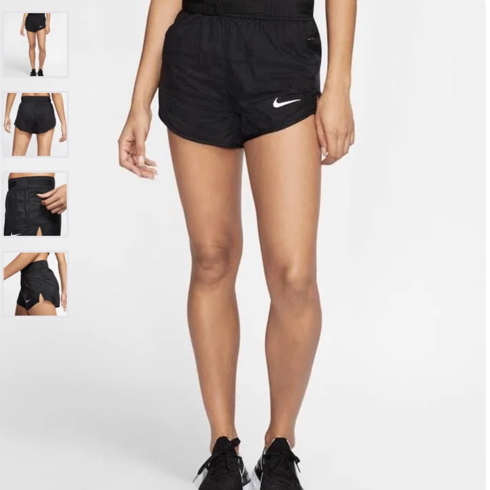 Nike Women M Icon Clash 2.5” Running Shorts Brief Lined Lightweight Black CJ2429